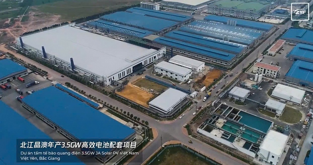 DỰ ÁN NHÀ MÁY JA SOLAR